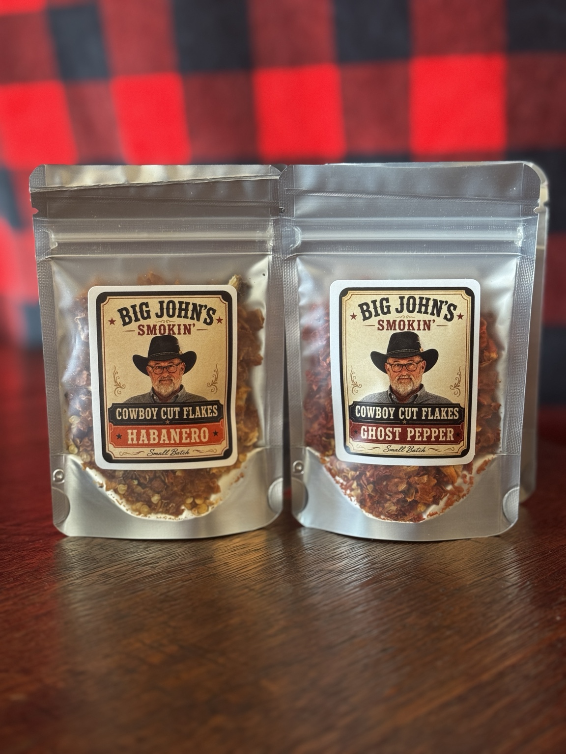 Big John's Smokin' Habanero and Ghost Pepper Cowboy Cut Flakes