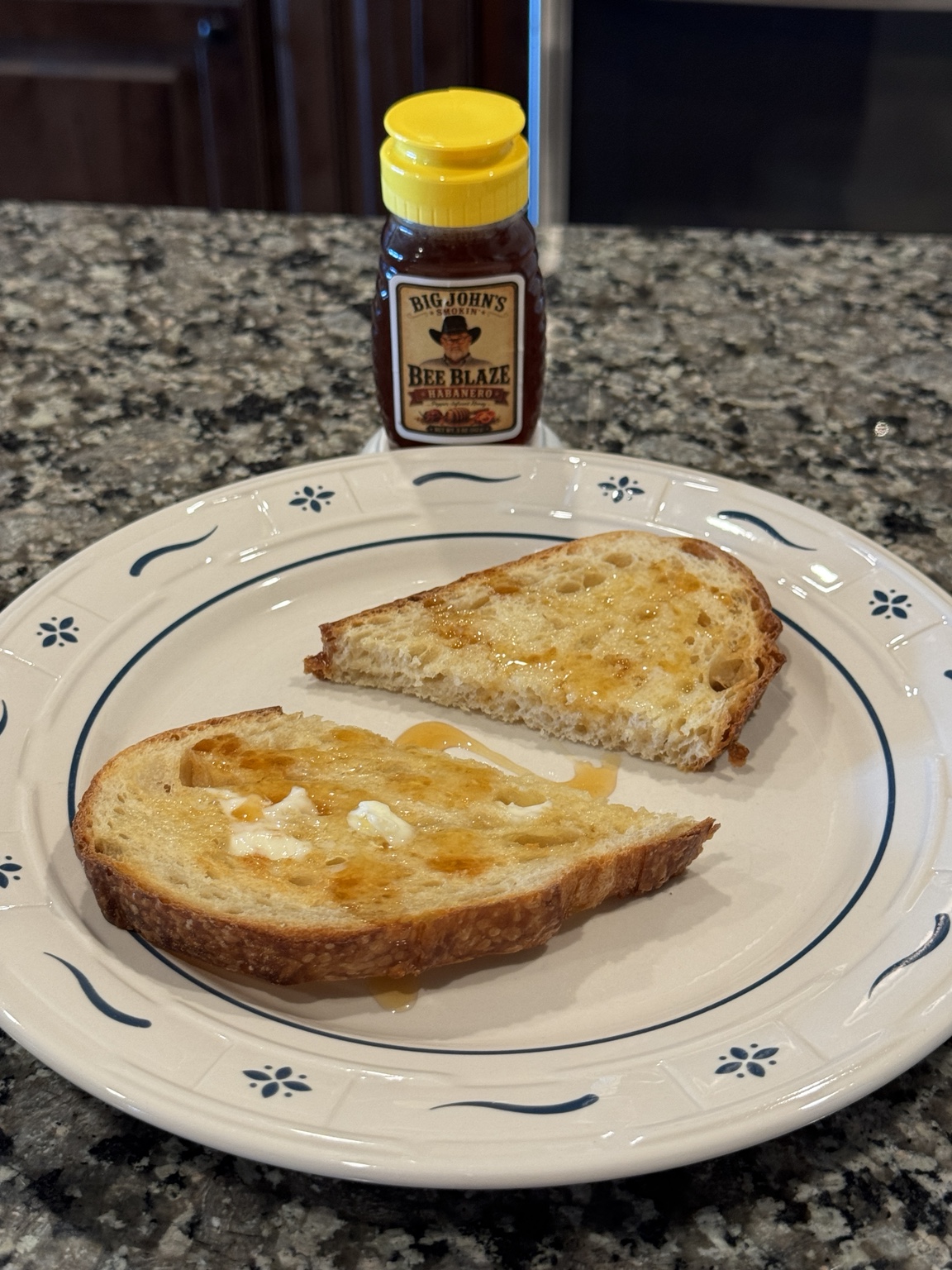 Bee Blazed toast